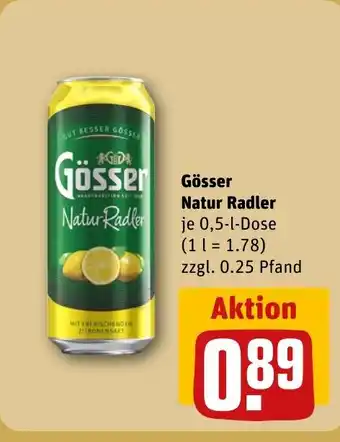 REWE Gösser Natur Radler tilbud