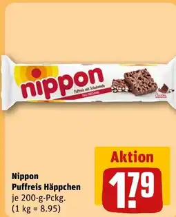 REWE Nippon puffreis mit schokolade tilbud