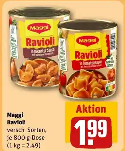 REWE Maggi Ravioli tilbud