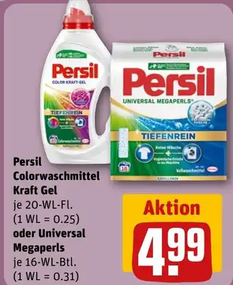 REWE Persil Colorwaschmittel Kraft Gel tilbud