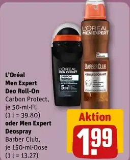 REWE L'Oréal Men Expert Deo Roll-On Carbon Protect, tilbud