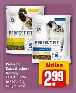 REWE Perfect Fit Katzentrocken- nahrung tilbud