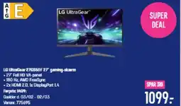 Elgiganten LG UltraGear 27GS50F 27 gaming-skærm tilbud