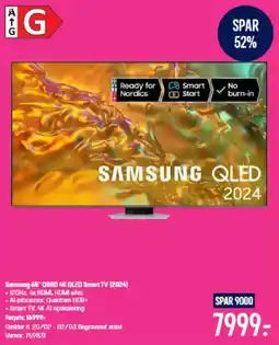 Elgiganten Samsung 65 QBOD 4K QLED Smart TV (2024) tilbud