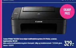 Elgiganten Canon PIXMA TS3350 Farve Inkjet multifunktionsprinter A4 Printer, scanner, kopimaskine WLAN tilbud