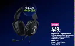 Elgiganten Logitech G Pro X SE gaming headset tilbud