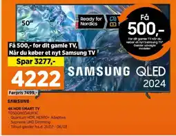 Power SAMSUNG 4K HDR SMART TV tilbud