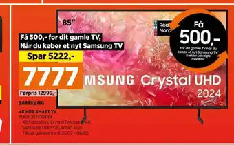 Power SAMSUNG 4K HDR SMART TV tilbud