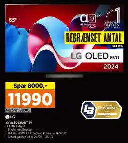 Power 4K OLED OLED65C44LA SMART TV tilbud