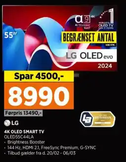 Power LG 4K OLED SMART TV tilbud