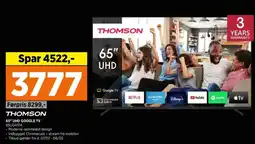 Power THOMSON 65" UHD GOOGLE TV tilbud