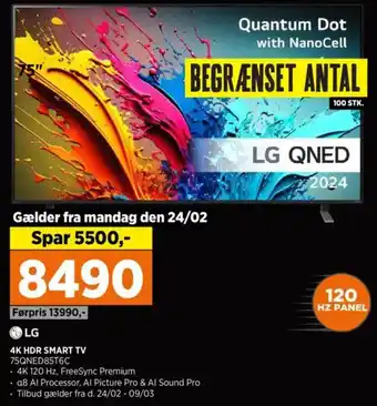 Power LG 4K HDR SMART TV tilbud