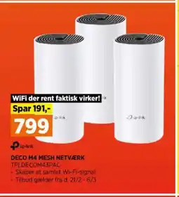 Power DECO M4 MESH NETVÆRK TPLDECOM43PAC tilbud