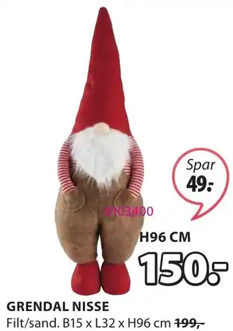 JYSK Grendal Nisse tilbud