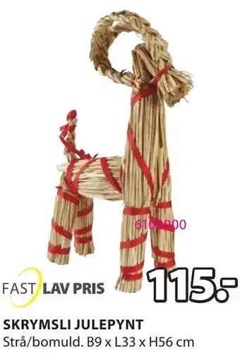 JYSK Skrymsli Julepynt tilbud
