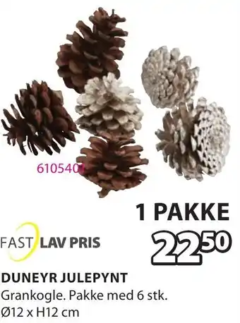 JYSK Duneyr Julepynt tilbud