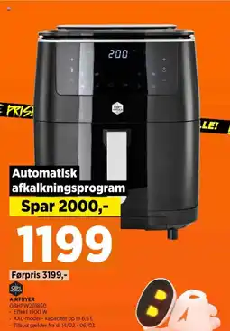 Power AIRFRYER OBHFW201850 tilbud