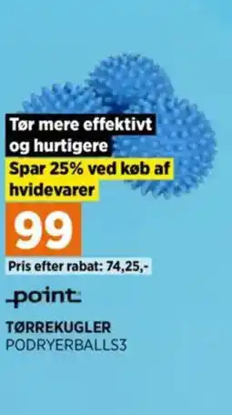 Power TØRREKUGLER PODRYERBALLS3 tilbud