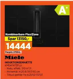 Power Miele INDUKTIONSEMHÆTTE KMDA7473FLU tilbud