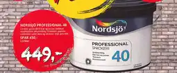 Farveland NORDSJÖ PROFESSIONAL 40 tilbud