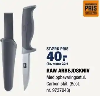 Stark Raw Arbejdskniv tilbud