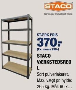 Stark Staco Værkstedsreol tilbud
