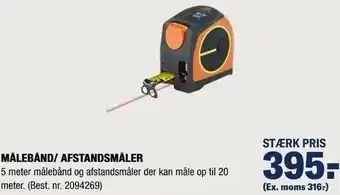 Stark Målebånd/Afstandsmåler tilbud