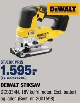 Dewalt Stiksav DCS334N