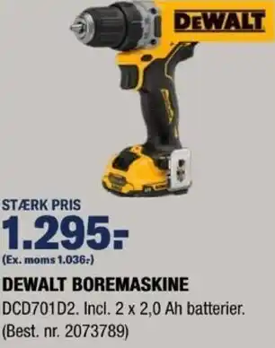 Dewalt Boremaskine DCD701DC