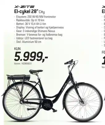 Thansen El-cykel 28 tilbud