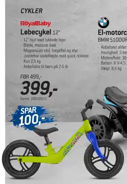 Thansen Løbecykel tilbud