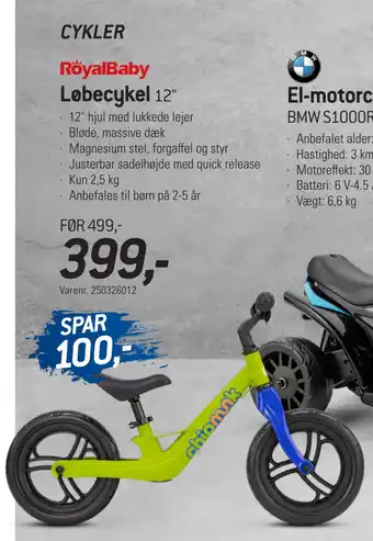 Thansen Løbecykel tilbud