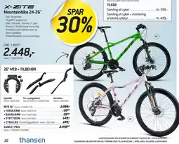 Thansen Mountainbike 24-26 tilbud