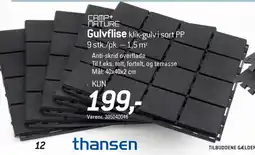 Thansen Gulvflise tilbud