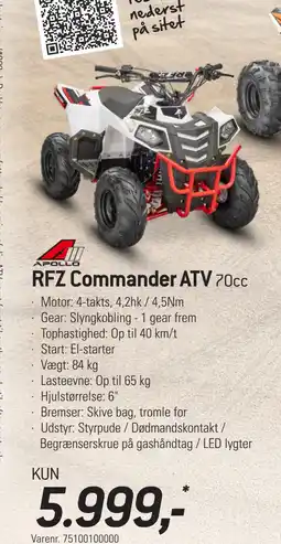 Thansen RFZ Commander ATV tilbud