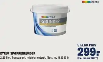 Stark Dyrup Spærregrunder 2,25 Liter tilbud