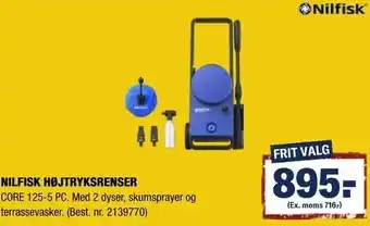 Nilfisk Højtryksrenser Core 125-5 Pc