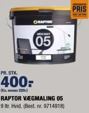 Stark Raptor Vægmaling 05 9 Liter tilbud