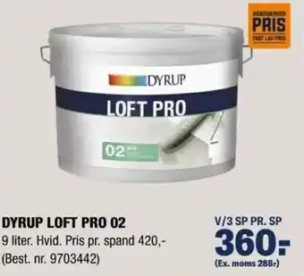 Dyrup Loft Pro 02 9 Liter