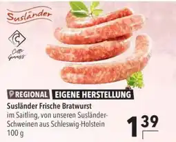 Citti Susländer Frische Bratwurst tilbud