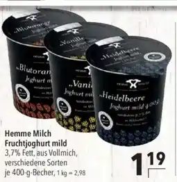 Citti Hemme Milch Fruchtjoghurt mild 3,7% Fett, aus Vollmich, verschiedene Sorten tilbud