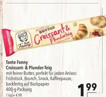 Citti Tante Fanny Croissant- & Plunder-Teig tilbud