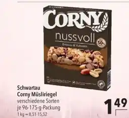 Citti Schwartau Corny Müsliriegel verschiedene Sorten tilbud