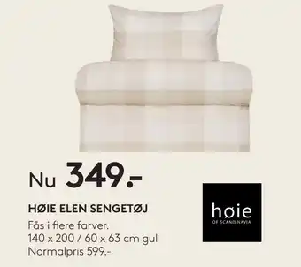 SENG HØIE ELEN SENGETØJ tilbud