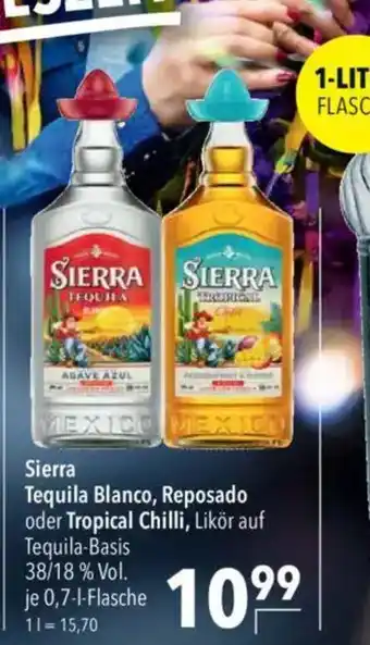 Citti Sierra Tequila Blanco, Reposado tilbud