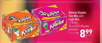 Citti Kleiner Klopfer Fun-Mix oder Lady-Mix 17% Vol., tilbud