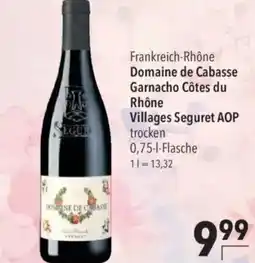 Citti Frankreich-Rhône Domaine de Cabasse Garnacho Côtes du Rhône tilbud