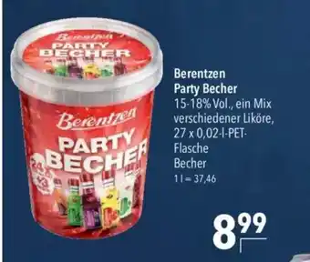 Citti Berentzen PARTY BECHER tilbud