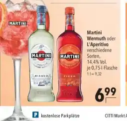 Citti Martini Wermuth oder L'Aperitivo verschiedene tilbud