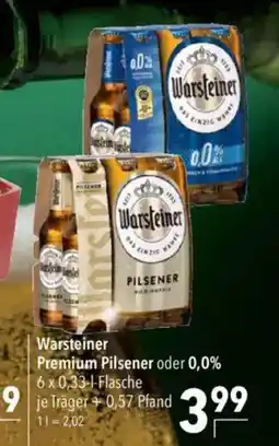 Citti Warsteiner Premium Pilsener oder 0,0% tilbud